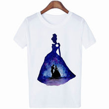 Load image into Gallery viewer, Mouse Cartoon Printing Harajuku T-shirt Women's Lion King Fashion Tshirt O-neck Short-sleeved shirt White Shirt  Clothing
