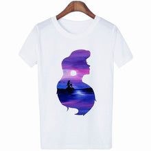 Load image into Gallery viewer, Mouse Cartoon Printing Harajuku T-shirt Women's Lion King Fashion Tshirt O-neck Short-sleeved shirt White Shirt  Clothing
